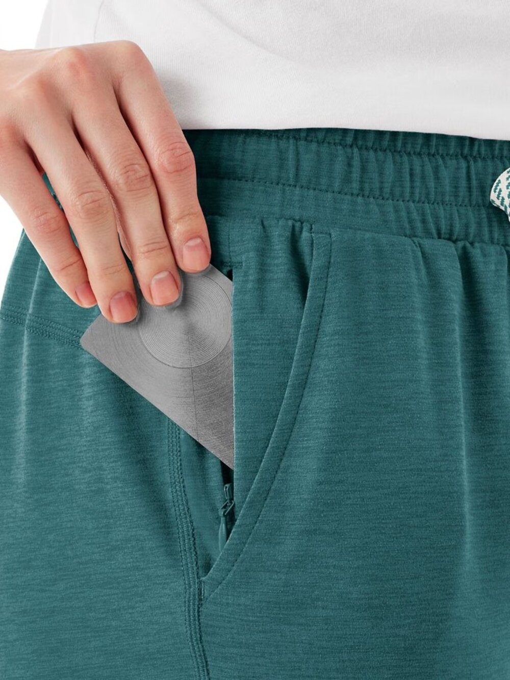 NWT Member's Mark Women's Favorite Soft Jogger Turquoise Sz L - Picture 5 of 8